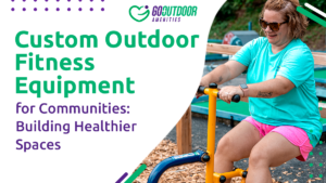 Custom outdoor fitness equipment for communities